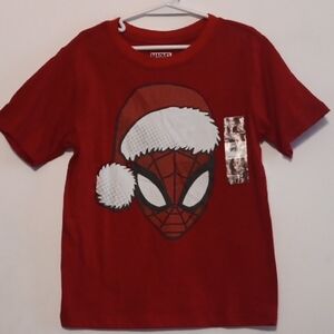 Marvel Red Spider-Man Holiday Tee